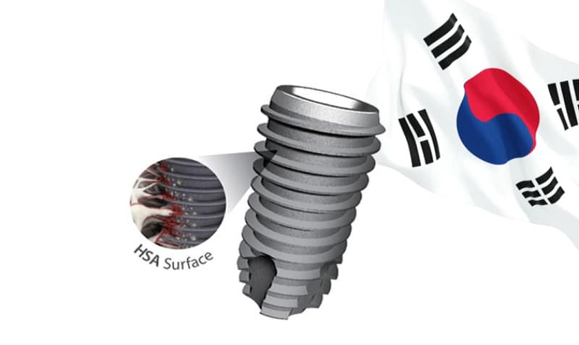 Bề mặt trụ Implant DIO Hàn Quốc