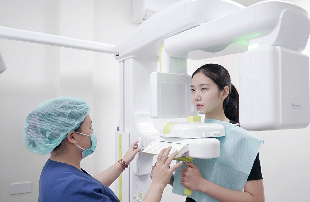 Chụp phim CT Conebeam 3D niềng răng tại Nha khoa Olympia
